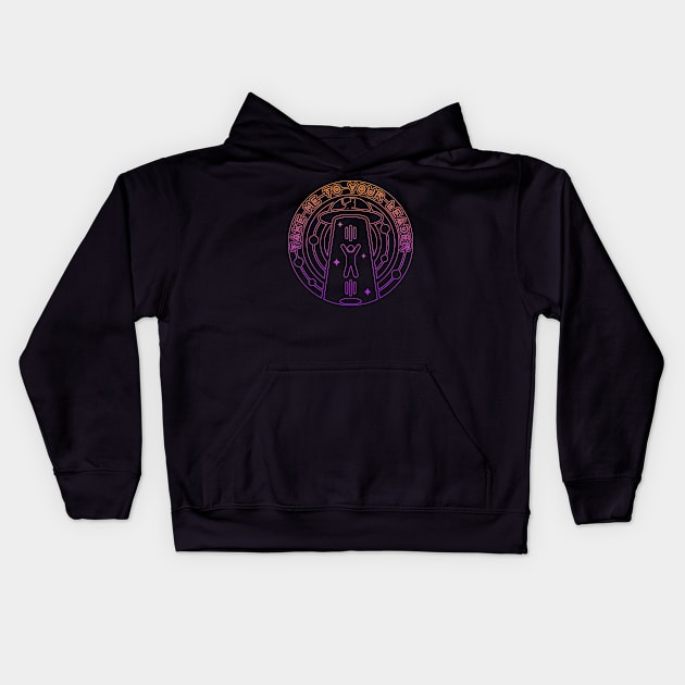 Take me to your Leader, Hooman Kids Hoodie by CCDesign